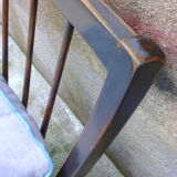 1950s vintage wooden armchair and caning