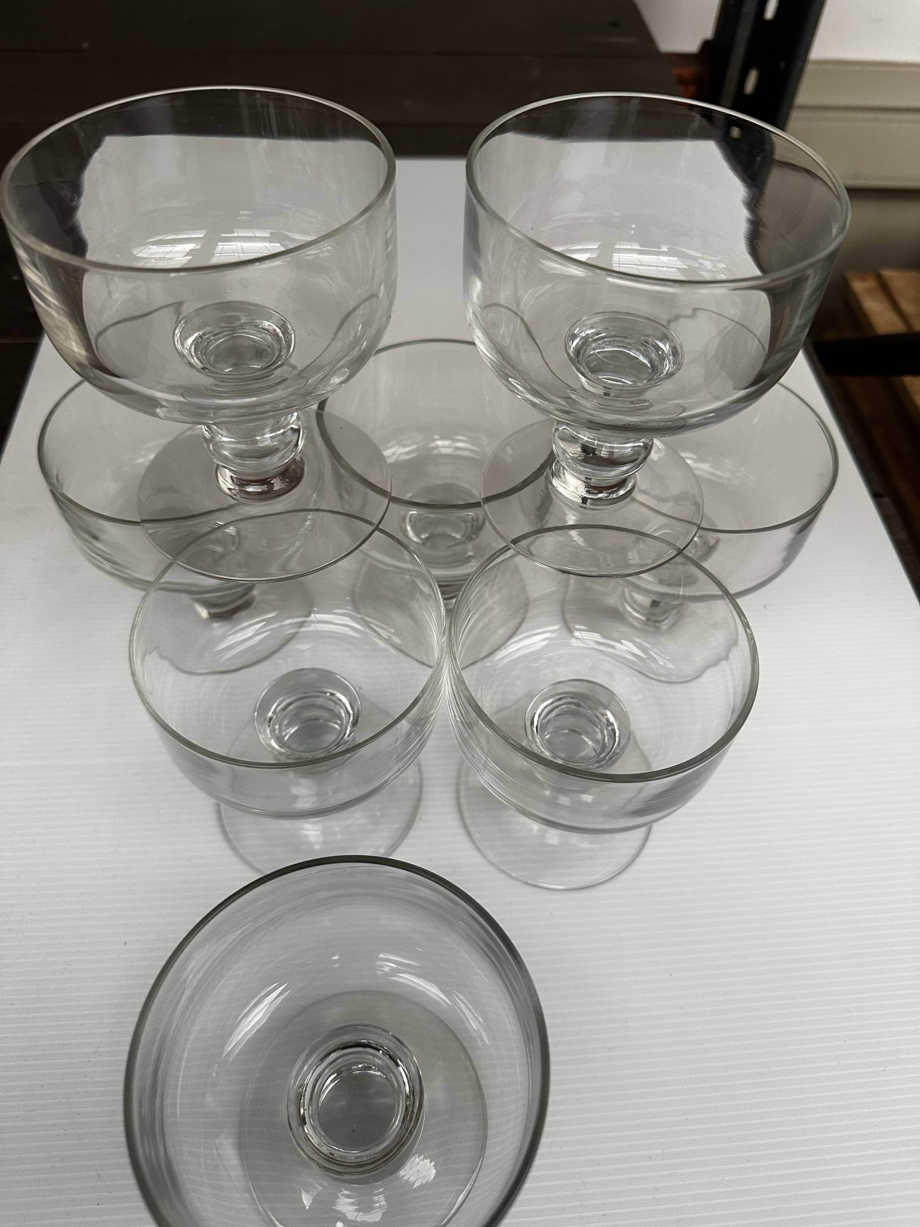 8 crystal ice cream cups