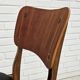 1960s, Danish design by Ib Kofod Larsen, set of 3 dining chairs model 62.