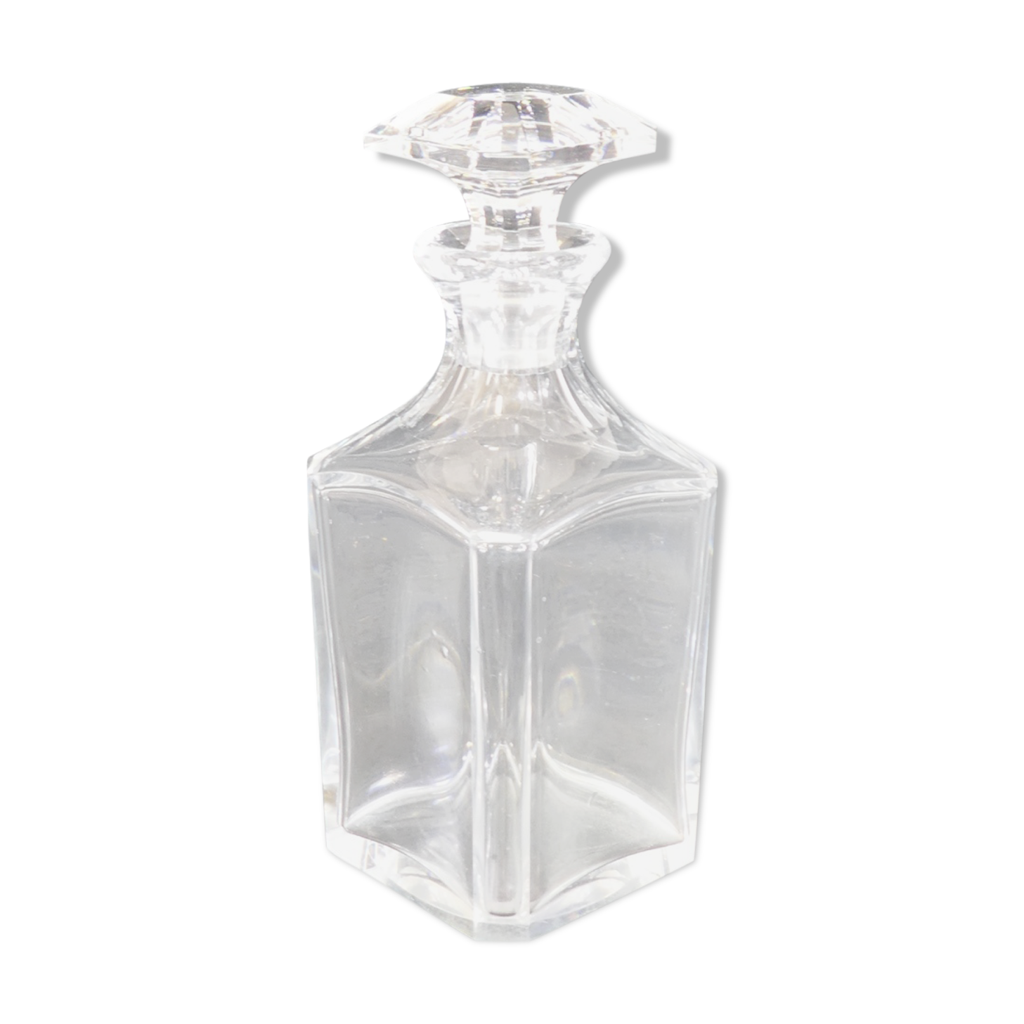 Carafe a whisky in crystal from Baccarat modele harcourt signed