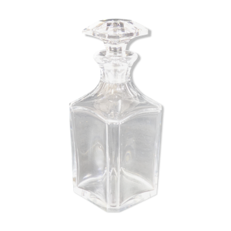Carafe a whisky in crystal from Baccarat modele harcourt signed