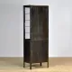 Polished iron medicine cabinet, 1950s