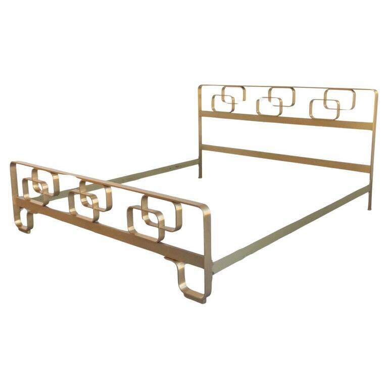 Mid-Century Brass Bed, 1970s