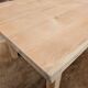 Table basse en hêtre brut