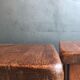 Pair of French craft stools after the war