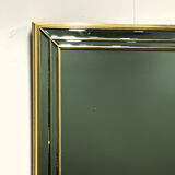 Large Deknudt gilt and bevelled mirror, Belgium, 1980s