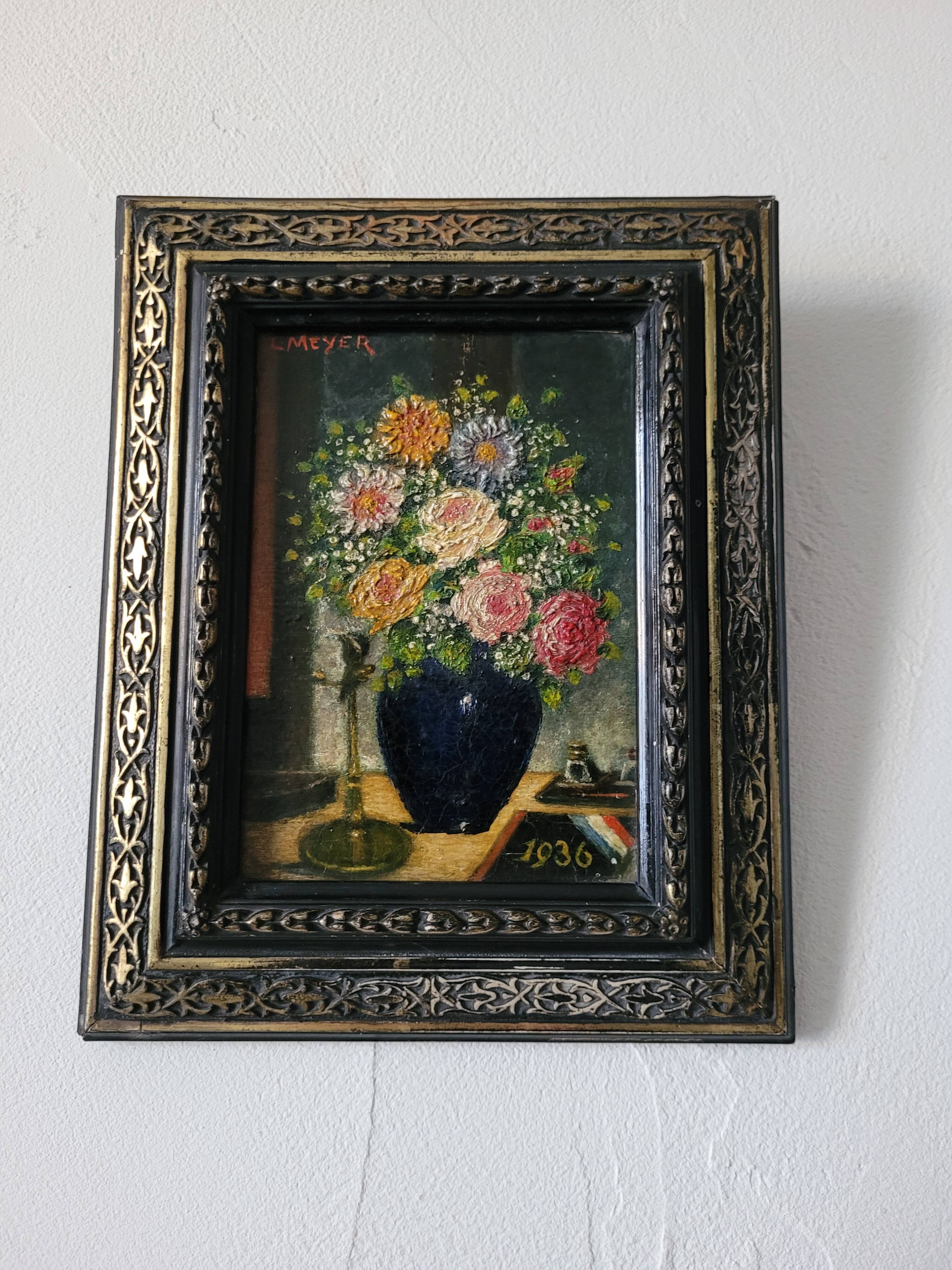 Bouquet painting 1936
