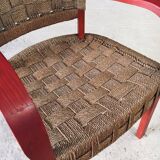 Vintage Mediterranean Rope Armchair, France, 1930s