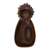 Scandinavian fruit bowl pineapple in teak