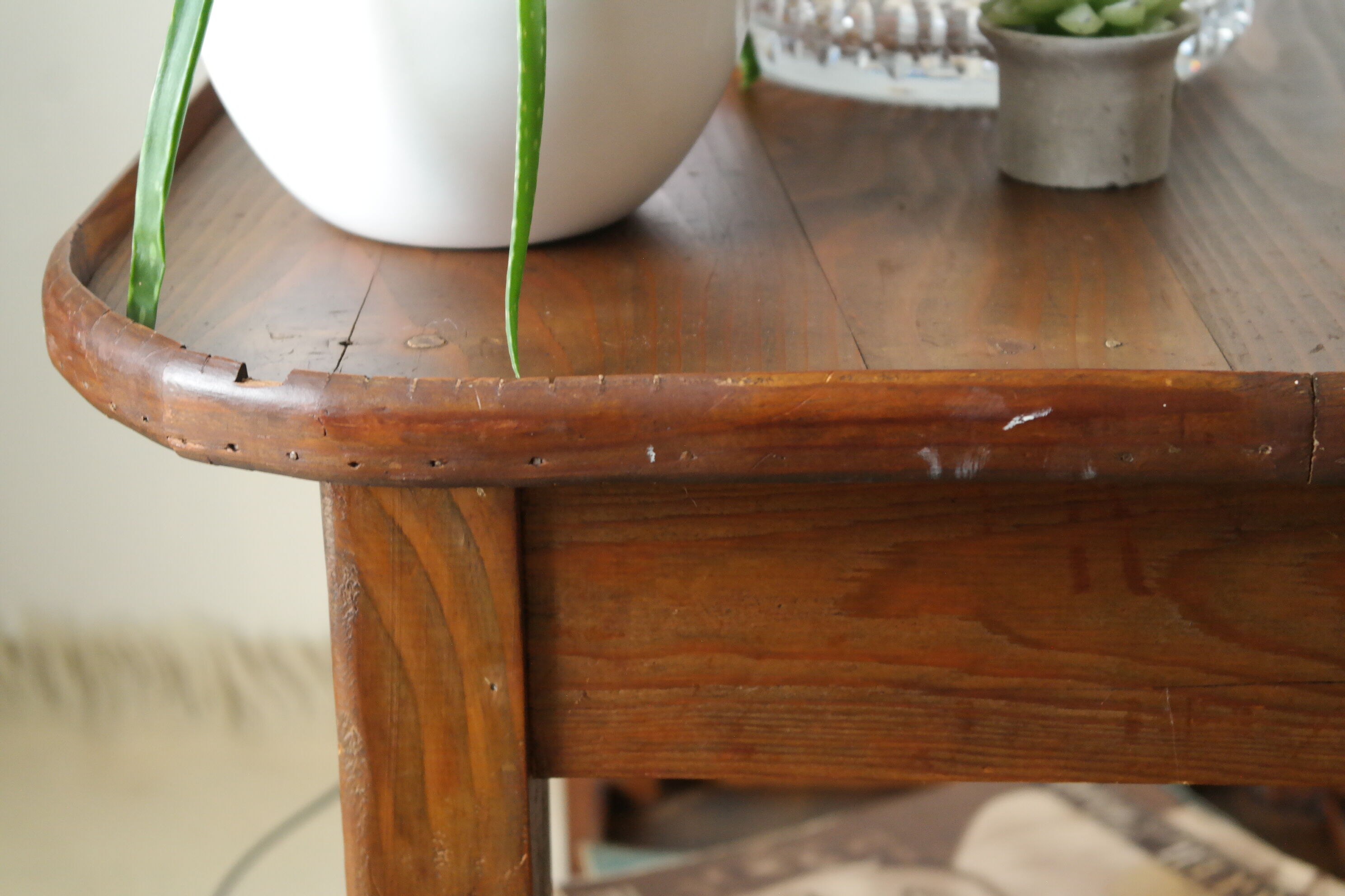 Vintage wooden side table