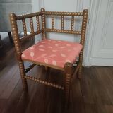 Corner armchair, fireside