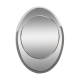Miroir vintage galvorame metalvetro 1960