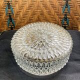 Moulded glass ceiling globe