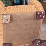 Orange club sofa