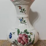 Ceramic vase with floral decoration