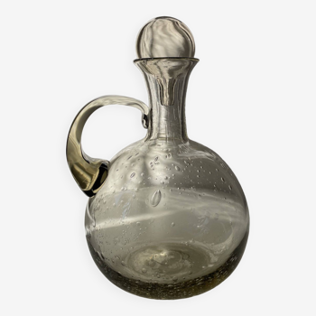 Bubble glass carafe