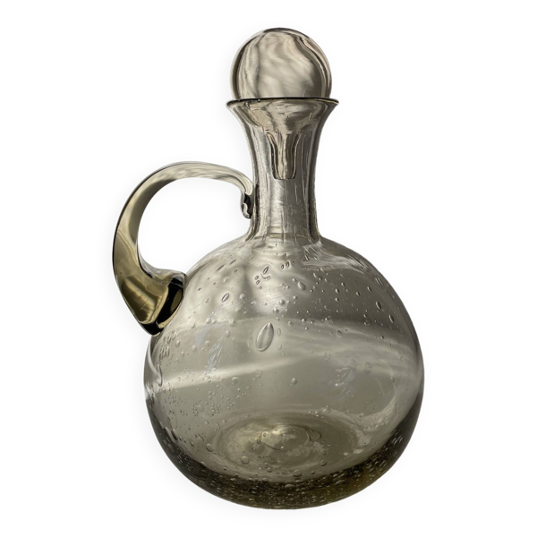 Carafe verre bullé