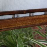 Vintage bamboo wall mirror 50's