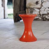 Dark orange Tam Tam stool by Henri Massonnet for Stamp, 1970