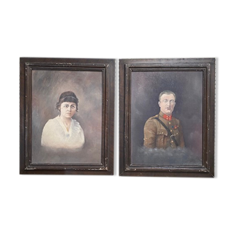 Duo oils on canvas 1921