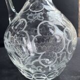 Ewer carafe – Blown and cut crystal