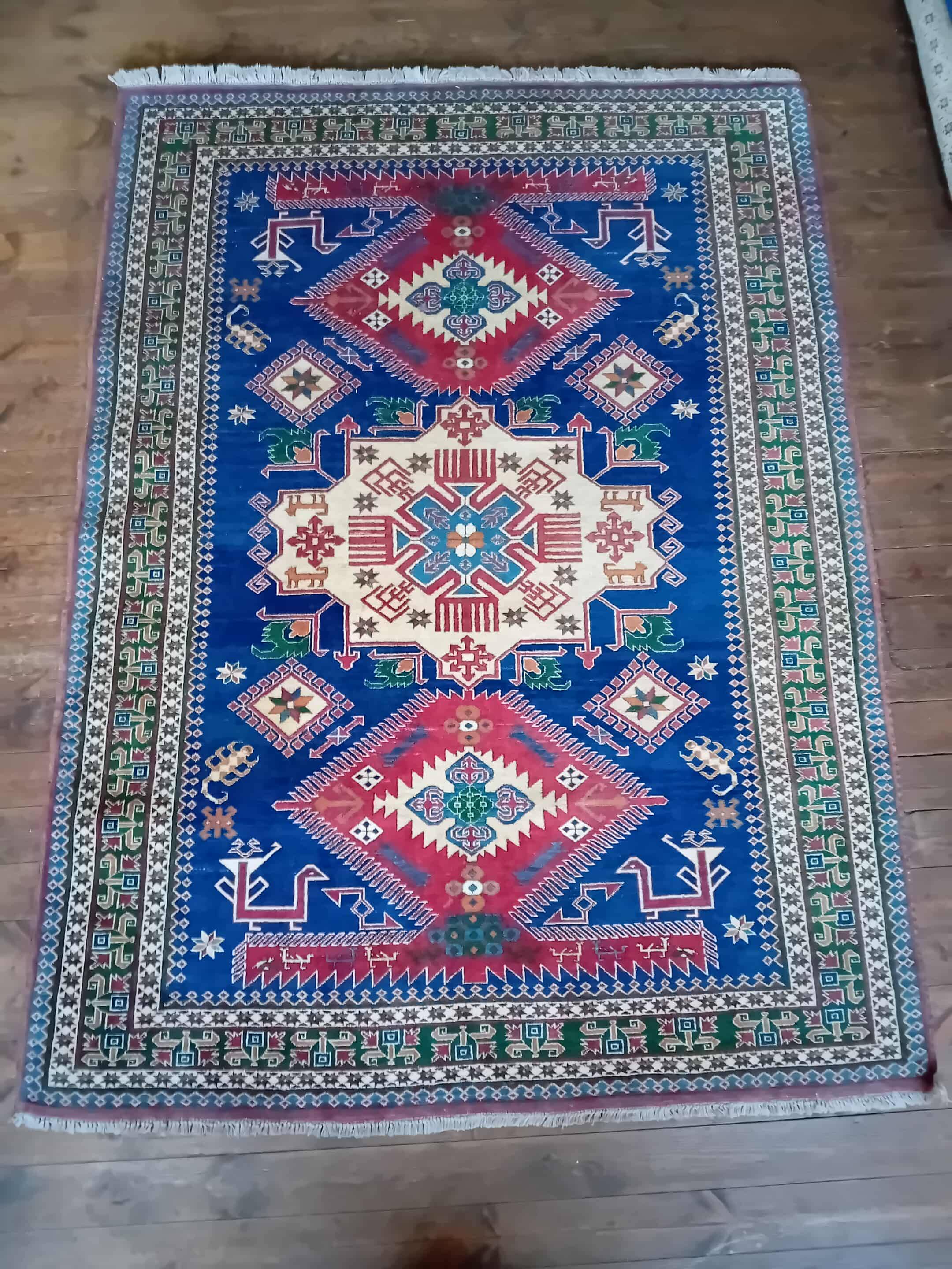 Handmade Chechen Caucasian Rug 234x175cm