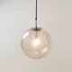 Mid-Century Air-Bubbled Glass 'Globe' Ceiling Light from Limburg, Germany, 1970s