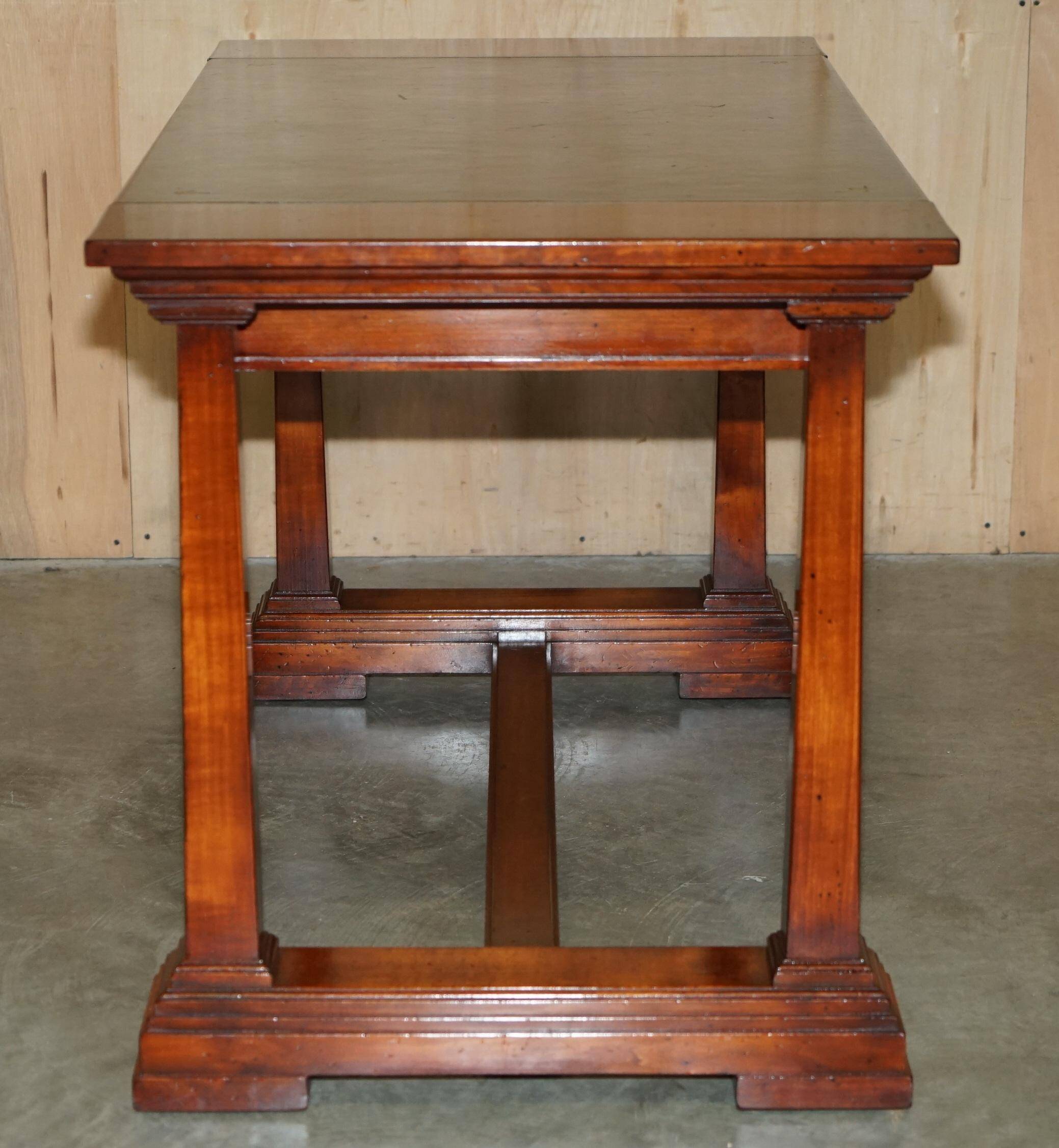 Bureau d'architecte vintage Harrods Kennedy cuir