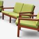 Illum Wikkelsø „Capella“ Set of 1 Armchair and 2 Sofas – Niels Eilersen – 1960s