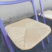 Set of 4 vintage Italian folding chairs by Giorgio Cattelan for Cidue, 1970s