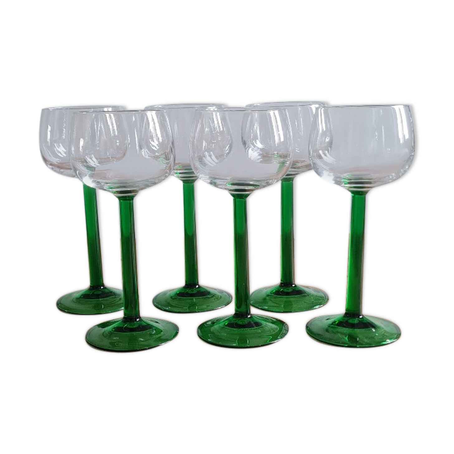 White wine glasses Alsace