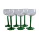 White wine glasses Alsace