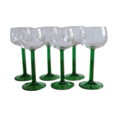 White wine glasses Alsace
