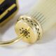 Brass wall lamp and glass with fine stripes mid-century