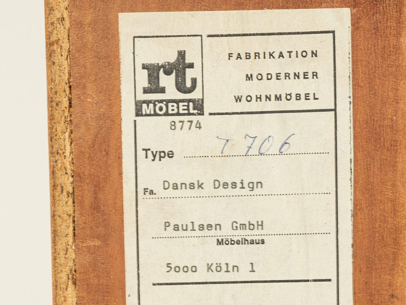 1960s lowboard, heinrich riestenpatt