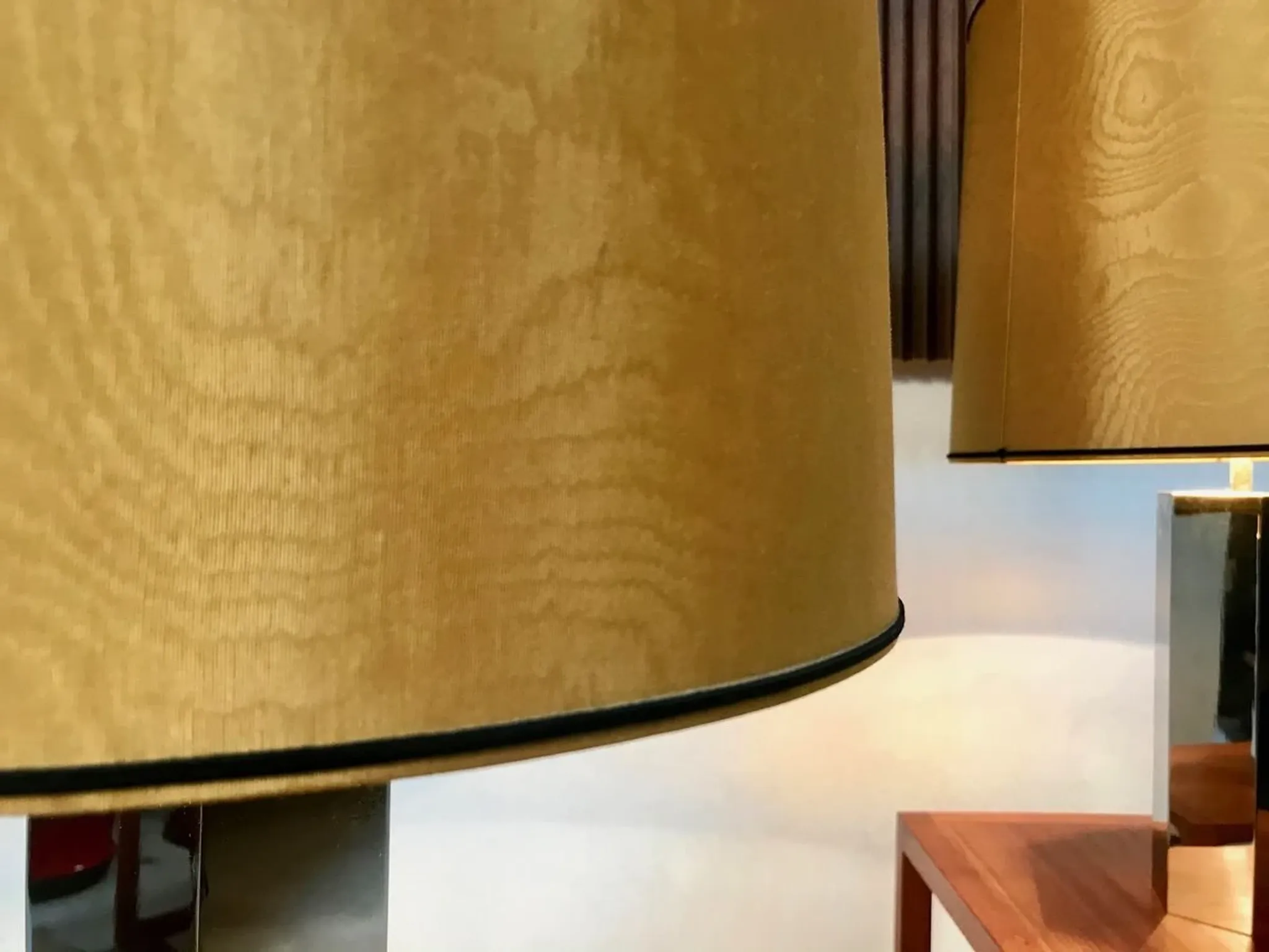 Sculptural Chromed Table Lamps by Ingo Maurer for Design M, 1960s, Set of 2