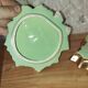 Ceramic trivet and coaster – leaf pattern, year