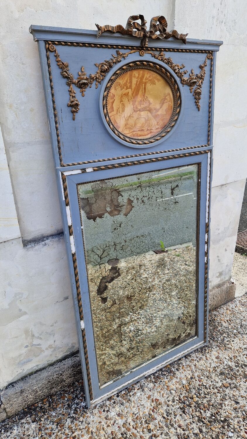 Miroir trumeau dans son jus