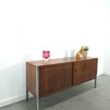 Enfilade en palissandre plus fin avec chromen poten, vintage kast