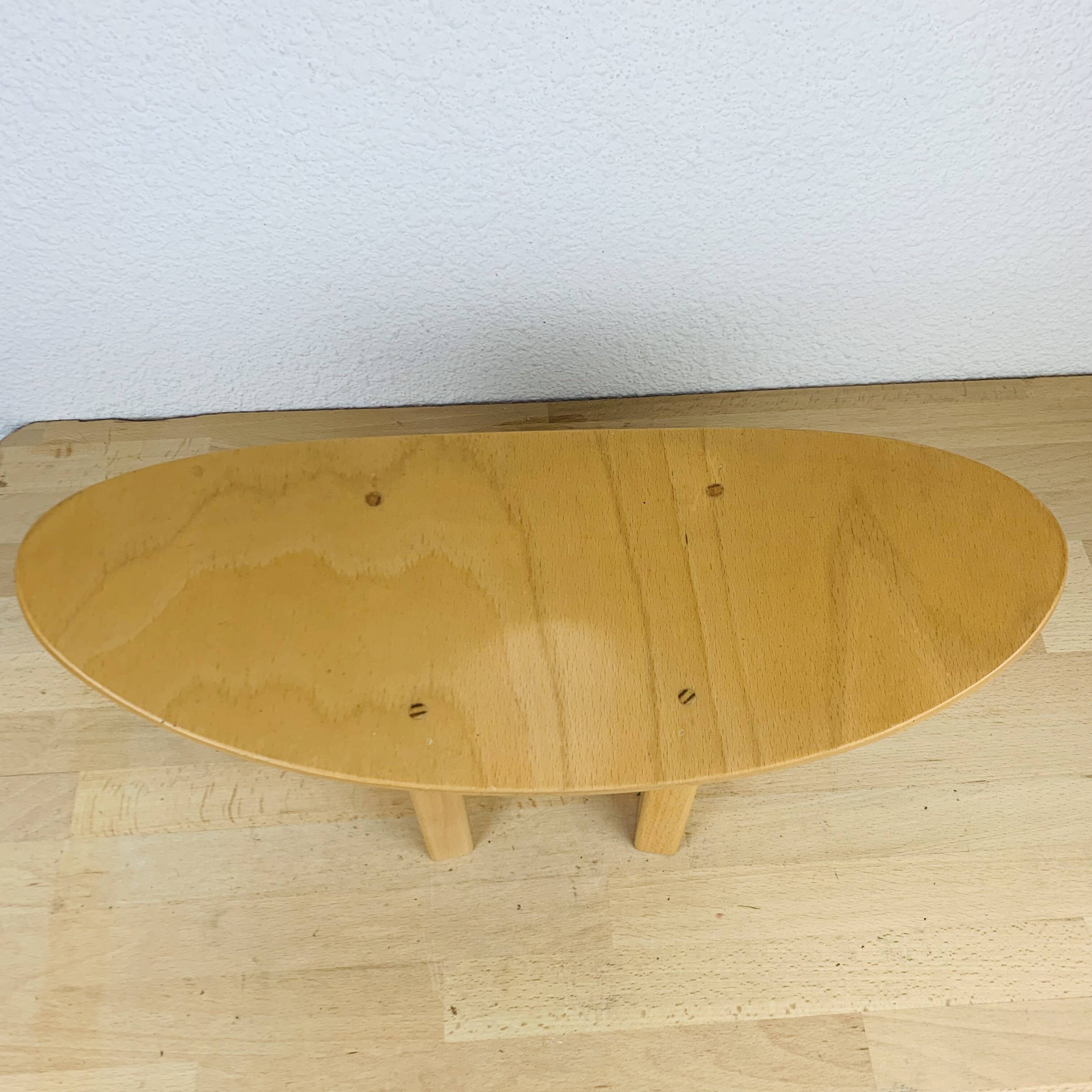 Wooden meditation stool