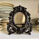 Napoleon III mirror in gutta-percha
