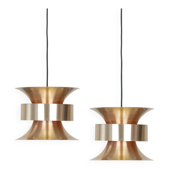 Paire de 2 lampes vintage Trava de Carl Thore, années 1960