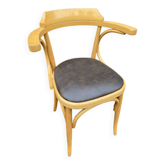 FISCHEL THONET 1950 Bentwood Armchair American Office Style Viennese Bentwood Armchair