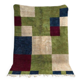 Handwoven Berber rug in pure wool, size 150 x 250 cm