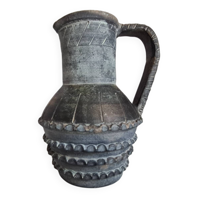 Vase en terre cuite de l'artiste espagnol Joaquim Almeda Ferre / 1970 / céramique / vintage / Mid-Century / XXème siècle