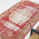 Wool Handmade Vintage Rug, 189x105Cm