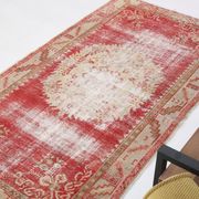 Wool Handmade Vintage Rug, 189x105Cm