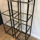 Pair of metal shelves by Guy Lefèvre for Maison Jansen 70s
