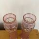 Pair of small enamelled Art Nouveau vases from 1900.