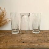 6 “Octime” long drink glasses LUMINARC France 